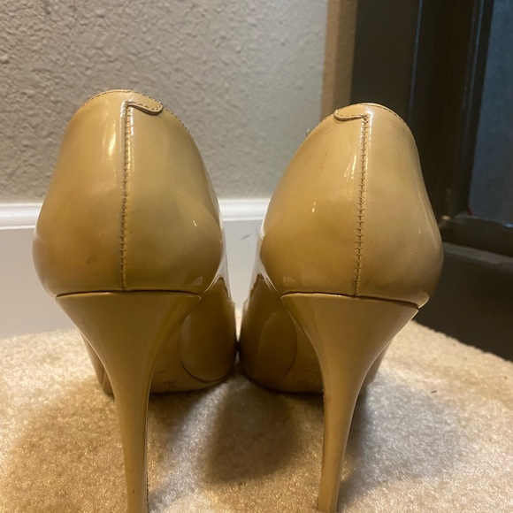 Jimmy Choo Esme 100 Nude Beige Pumps Size 39.5 - Picture 3 of 6